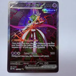 Pokemon TCG Iron Valiant EX Prismatic Evolutions Holo Near Mint Special English - Image 1