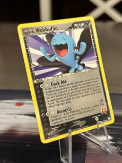 Pokemon TCG Rockets Wobbuffet 47/109 Uncommon Regular EX Team Rocket Returns LP - Image 1