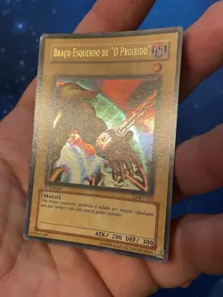 2002 Yu-Gi-Oh! LOB 1ST ED. LEFT ARM OF THE FORBIDDEN ONE LDB-P123 EXC - GOOD #3 - Image 2