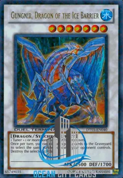 Yugioh DT03-EN040 Gungnir, Dragon of the ice barrier duel terminal ultra Rare - Image 1