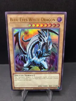 Blue-Eyes White Dragon (Version 1) LCKC-EN001 Yu-Gi-Oh Legendary Collection - Image 1