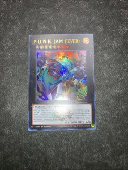 Yu-Gi-Oh! P.U.N.K. JAM FEVER! BLMM-EN051 1st Ed Emblazoned Ultra Rare Foil NM - Image 1