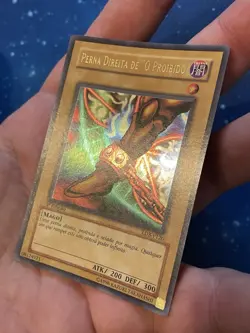 2002 Yu-Gi-Oh! LOB 1ST ED. RIGHT LEG OF THE FORBIDDEN ONE LDB-P120 Near Mint New - Image 2