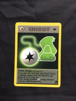 Pokemon Cards: Team Rocket 1st Edition Uncommon: Potion Energy 82/82 - Image 1