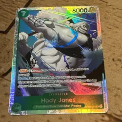 Hody Jones OP06-035 SR One Piece Card Game English TCG Bonney Green - Image 1