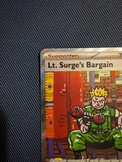Lt. Surge's Bargain SIR 185/132 Mega Evolution Secret Rare Pokemon Card - Image 2