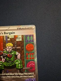 Lt. Surge's Bargain SIR 185/132 Mega Evolution Secret Rare Pokemon Card - Image 3