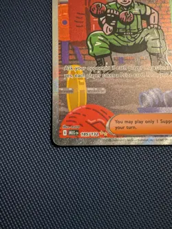 Lt. Surge's Bargain SIR 185/132 Mega Evolution Secret Rare Pokemon Card - Image 4