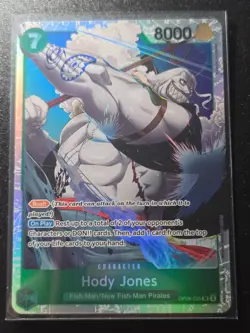 Hody Jones OP06-035 SR One Piece Card Game English TCG Bonney Green - Image 1