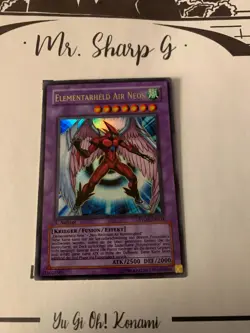 ELEMENTARHELD AIR NEOS -1.AUFLAGE STON-DE034 DEUTSCH Yu Gi Oh! CARD ULTRA RARE** - Image 4