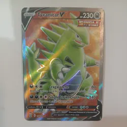 Pokemon TCG Swsh05: Battle Styles Tyranitar v Full Art Holo Card 154/163 - Image 1