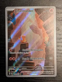 Pokemon TCG Charmander 168/165 SV Scarlet & Violet 151 Card NM Condition - Image 1