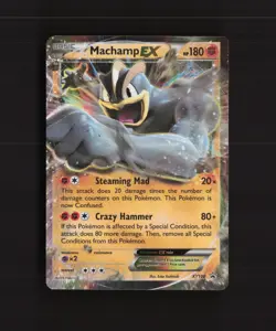 Machamp XY108 Black Star Promo Holo Pokemon Card LP - Image 1