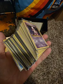 Pokemon Card Lot Vintage + Modern Mix Mewtwo Pikachu Holo V Ultra Rare W ETB box - Image 2