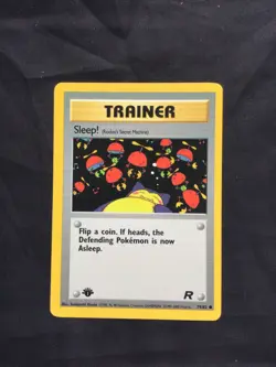 Pokemon Cards: Team Rocket 1st Edition Common: Sleep! 79/82 - Image 1
