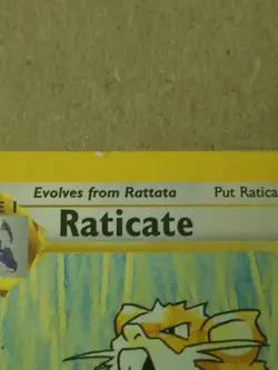 Raticate 40/102 - VINTAGE WOTC POKEMON CARD- Base Set - LP/MP - Image 2