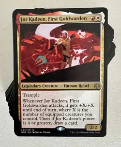 Jor Kadeen, First Goldwarden Commander Deck EDH MTG Red White Custom 100 Cards - Image 1