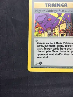 Pokemon Cards: Team Rocket 1st Edition Uncommon: Nightly Garbage Run 77/82 - Image 5