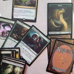 SNAKES Mythic Rare Mount Custom Complete COMMANDER DECK. ALL 100 Magic Cards - Image 4