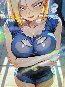 ANDROID 18 Dragonball Z Waifu Goddess Card CUSTOM MADE - Image 1