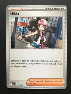 3 X Hilda 084/086 White Flare Trainer Pokemon Cards Supporter Playset Near Mint - Image 3
