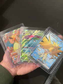Pokemon Card Collection Lot Holos Full Arts Hits Ex Charizard 151 Lot - Image 1