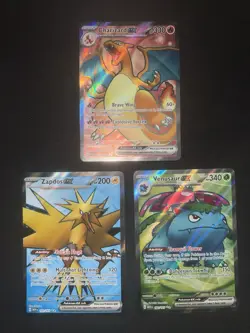 Pokemon Card Collection Lot Holos Full Arts Hits Ex Charizard 151 Lot - Image 2