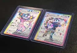 Pokemon Prismatic Evolutions Promo Cards - Umbreon EX 176 - Espeon EX 175 - NM - Image 2