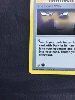 Pokemon Cards: Team Rocket 1st Edition Uncommon: The Boss's Way 73/82 - Image 5