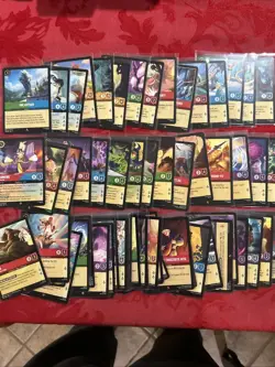 Lorcana Rare/SR Lot 60 Cards (Sets 5-8 SS, AS, AI, ROJ) - All Mint & in Photos - Image 1