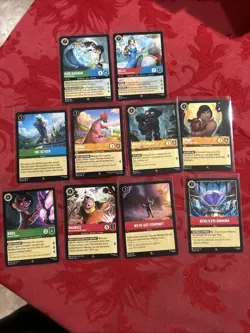 Lorcana Rare/SR Lot 60 Cards (Sets 5-8 SS, AS, AI, ROJ) - All Mint & in Photos - Image 5