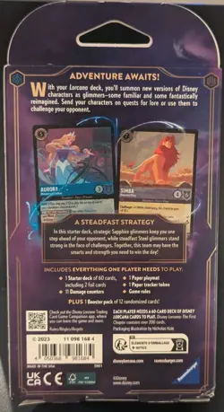 Disney Lorcana Trading Card Game First Chapter Starter Deck 60 Cards LION KING - Image 4