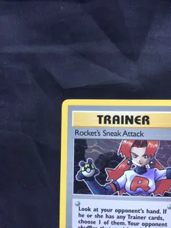Pokemon Cards: Team Rocket 1st Edition Rare: Rocket's Sneak Attack 72/82 - Image 2