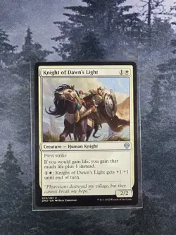 Knight of Dawn's Light Dominaria United Regular - Image 1