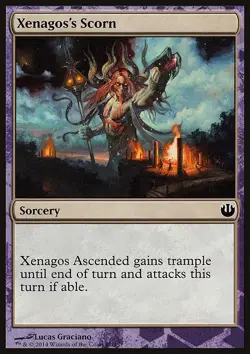 Magic the Gathering MTG Xenagos's Scorn (12) Defeat a God LP - Image 1
