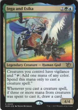 MTG Inga and Esika (Showcase) (310) | NM Foil | March of the Machine {MOM} - Image 1