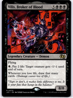 Vilis, Broker of Blood Regular NM MTG - Image 1