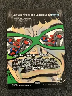 Magic MTG - Doc Ock, Armed and Dangerous - (Borderless) - Marvel Spider-Man - Image 1