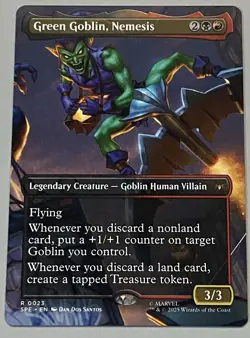 MTG Marvel’s Spider-Man Eternal Green Goblin Legendary Creature RARE REG #0023 - Image 1