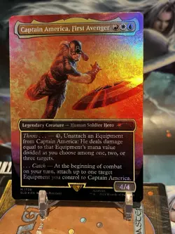MTG | Captain America, First Avenger [Secret Lair Marvel Captain America]✨FOIL - Image 1