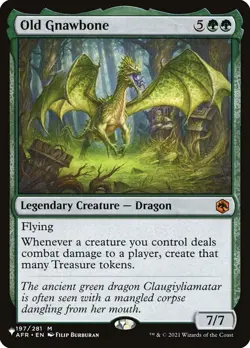 Magic the Gathering MtG The List Old Gnawbone (MR) Near Mint - Image 1