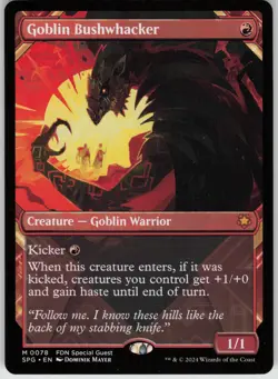 Goblin Bushwhacker (Showcase) M Special Guests 78 Near Mint - Image 1