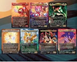 Magic the Gathering secret lair X sonic non foil friends e foes eng pack sealed - Image 2
