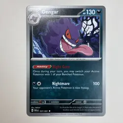 Gengar 057/091 Sv: Paldean Fates Regular Pokemon TCG NM - Image 1