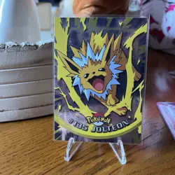 Pokemon Topps Series 3 Jolteon #135 Holo Blue Label - Image 1