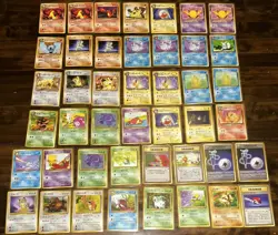 Pokemon Bulk Job Lot Team Rocket and Jungle Japanese X44 Non Holo Mint - Image 1