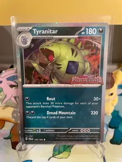 Tyranitar (135/193) - Pokemon STAMPED Paldea Evolved - Double Rare Promo - Image 1