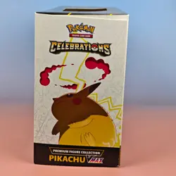 POKEMON CELEBRATIONS 25TH ANNI PREMIUM FIGURE COLL 2021 PIKACHU VMAX SEALED OVP - Image 2