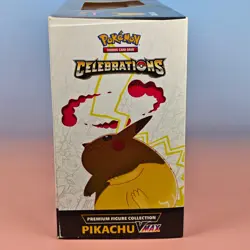POKEMON CELEBRATIONS 25TH ANNI PREMIUM FIGURE COLL 2021 PIKACHU VMAX SEALED OVP - Image 3