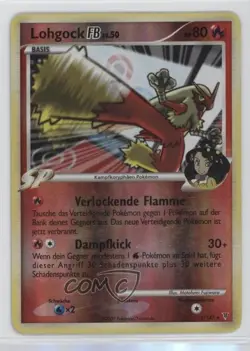 Blaziken FB German Reverse Foil Pokemon Platinum Supreme Victors #2 2009 - Image 1